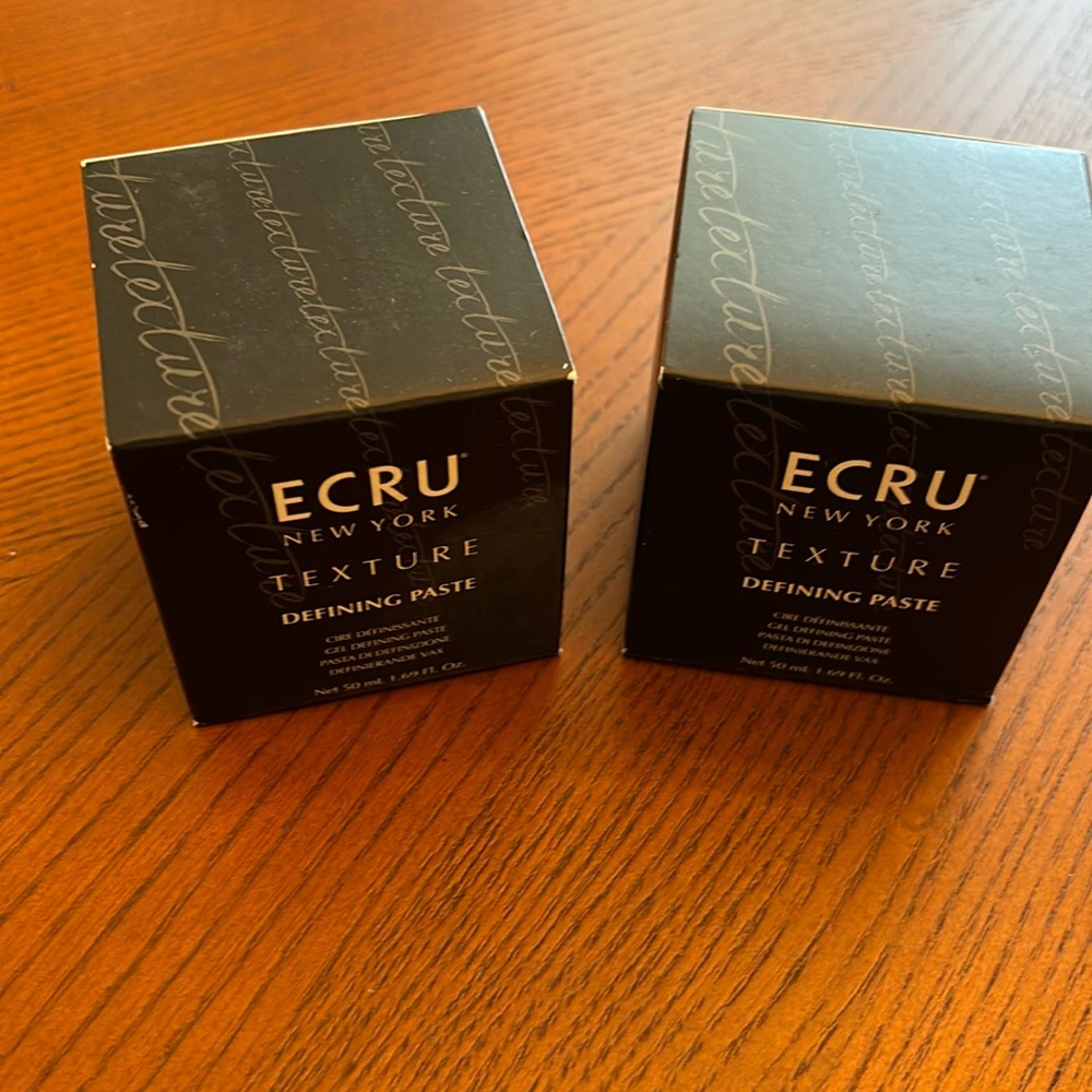 New!  New in box (2) ECRU New York texture defining paste. 1.69 ounces e…